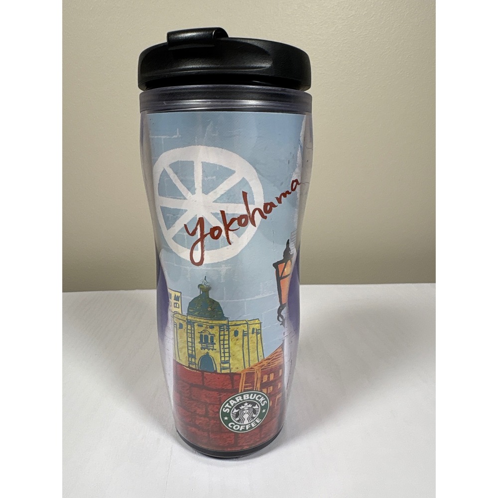 Starbucks 2008 Yokohama Japan Global Icon Series City Tumbler‎ 12oz Travel Mug